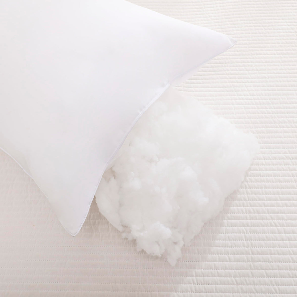 Gold Down Alternative Bed Pillow Set of 2 King Size X3651