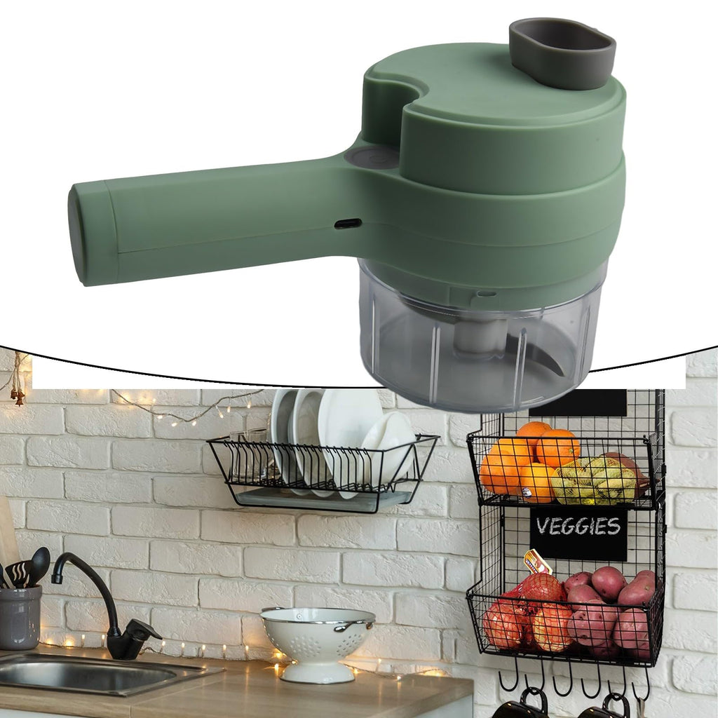 4 In 1 Portable Electric Vegetable Slicer Set R706