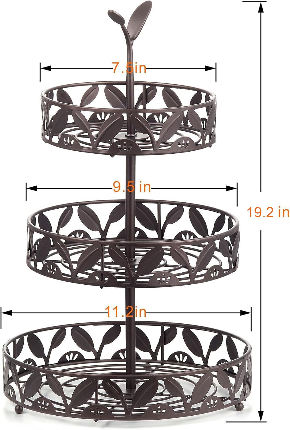 3 Tier Detachable Fruit Basket Stand I27599