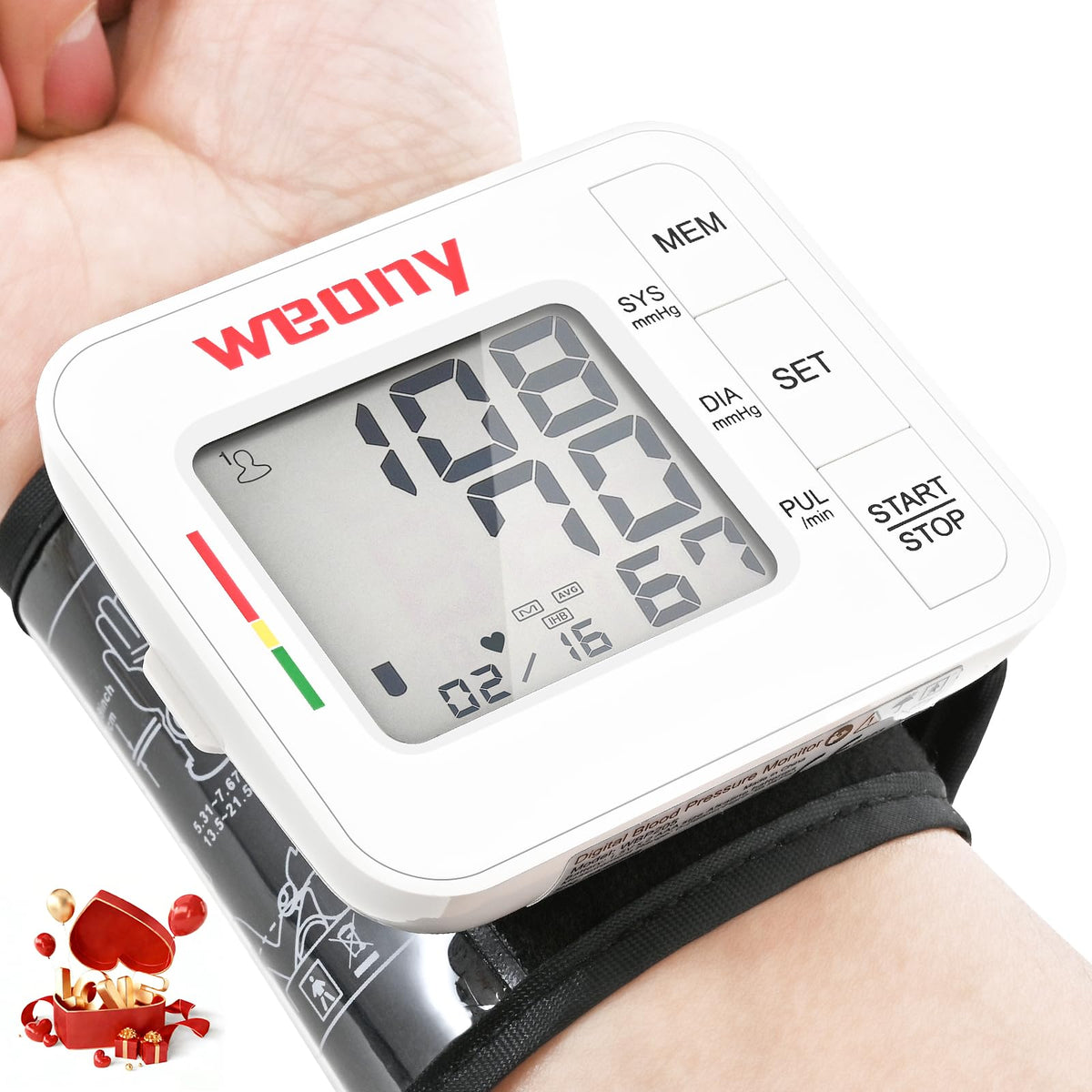 Wrist Blood Pressure Monitor F825009