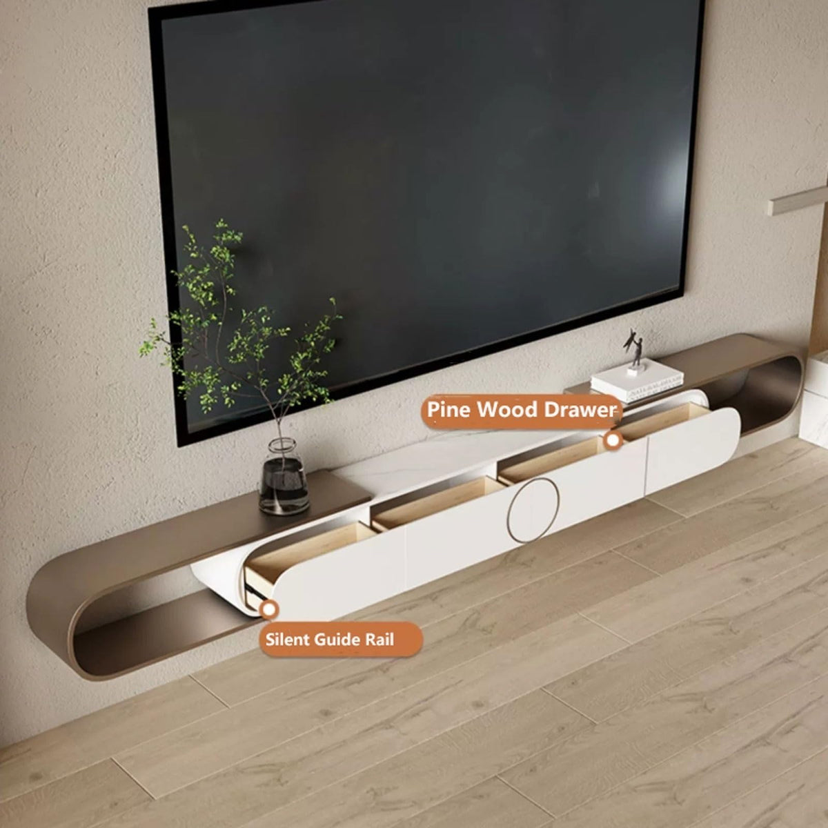 Expandable Wall Mounted TV Stand with Storage I119443
