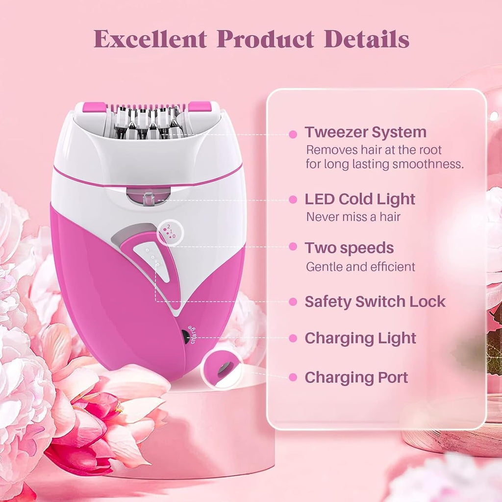 Epilator for Women with 2 Speed & LED Light B3331