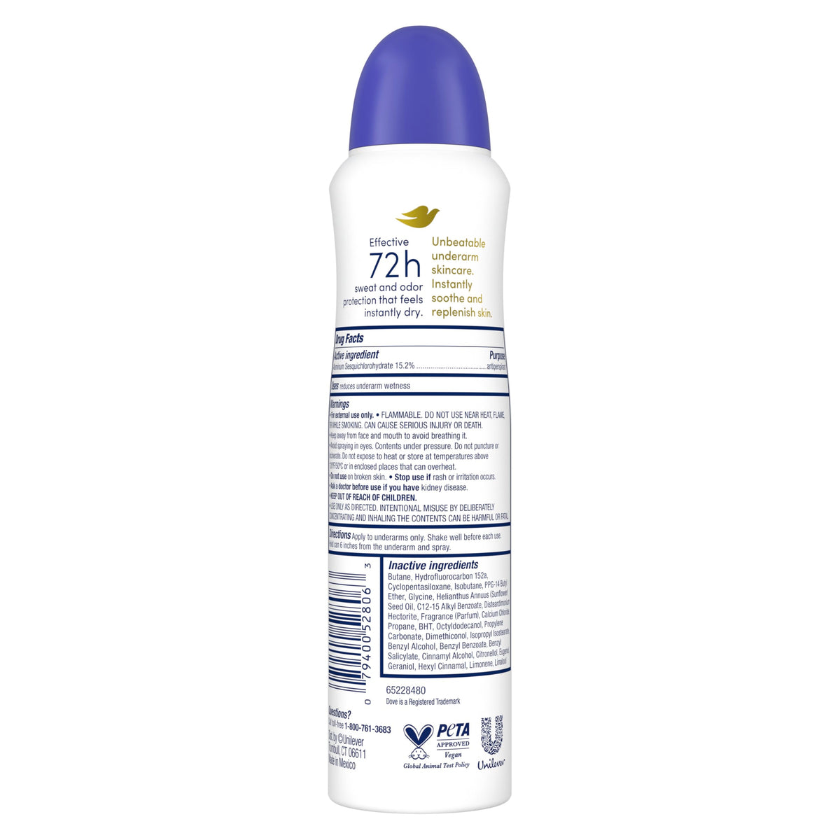 Antiperspirant Deodorant Spray 3.8 oz A388