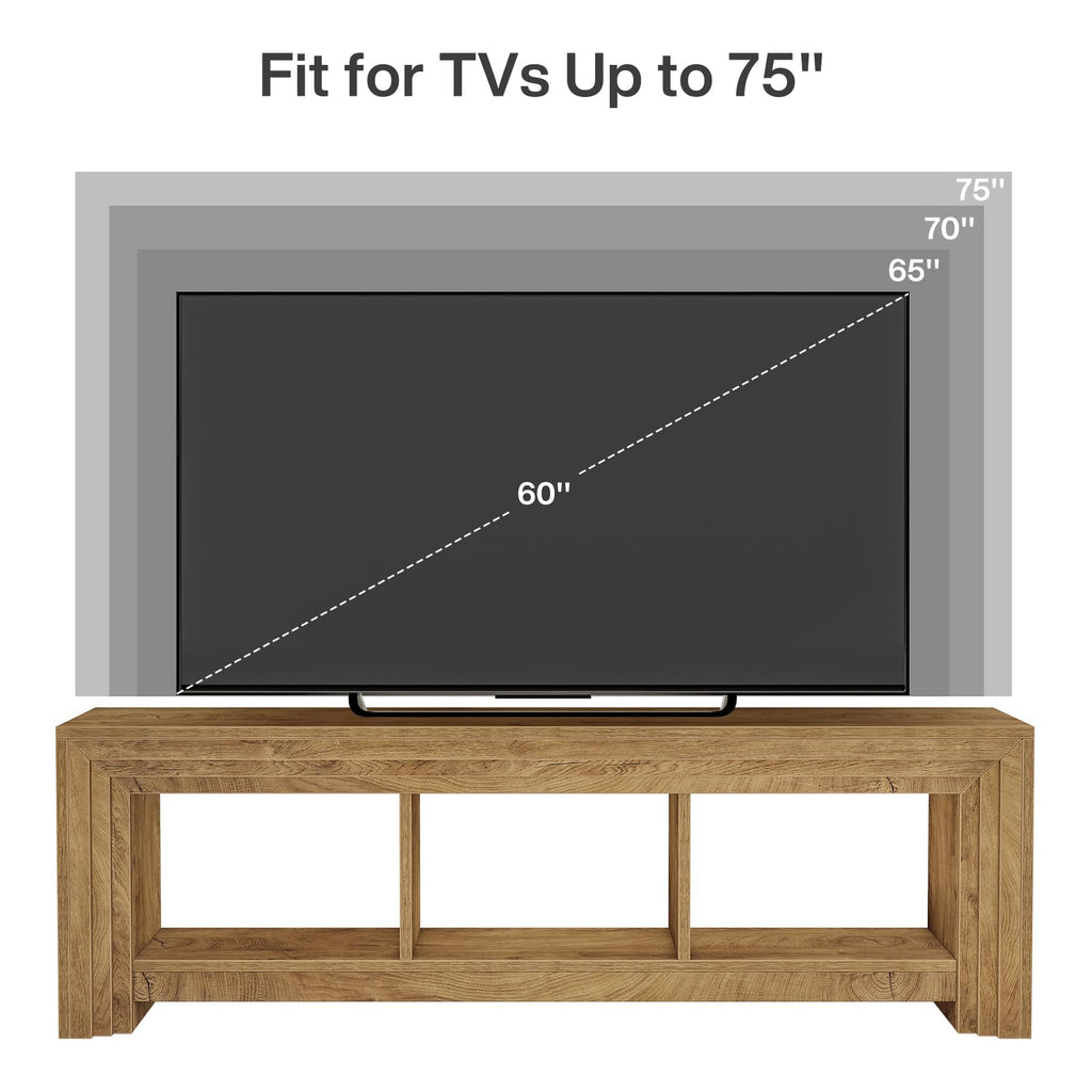 63" Wood TV Stand A35766