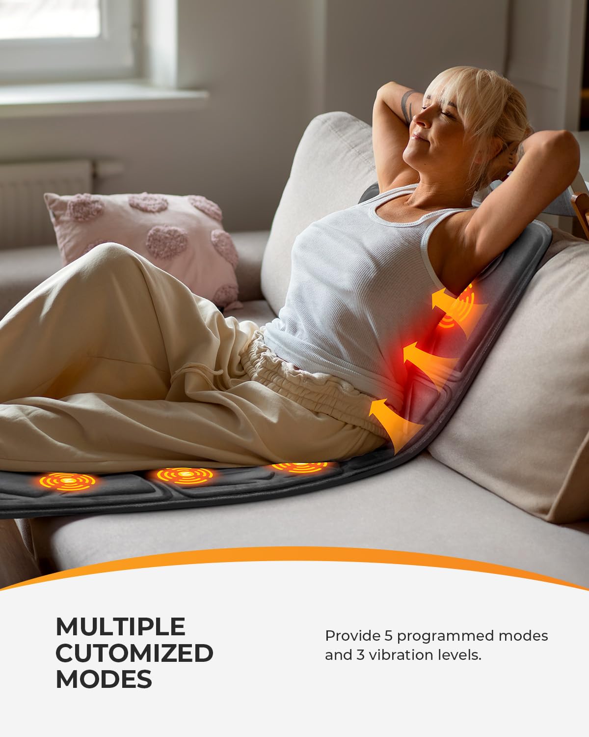 Full Body Massage Mat with Heat C61461