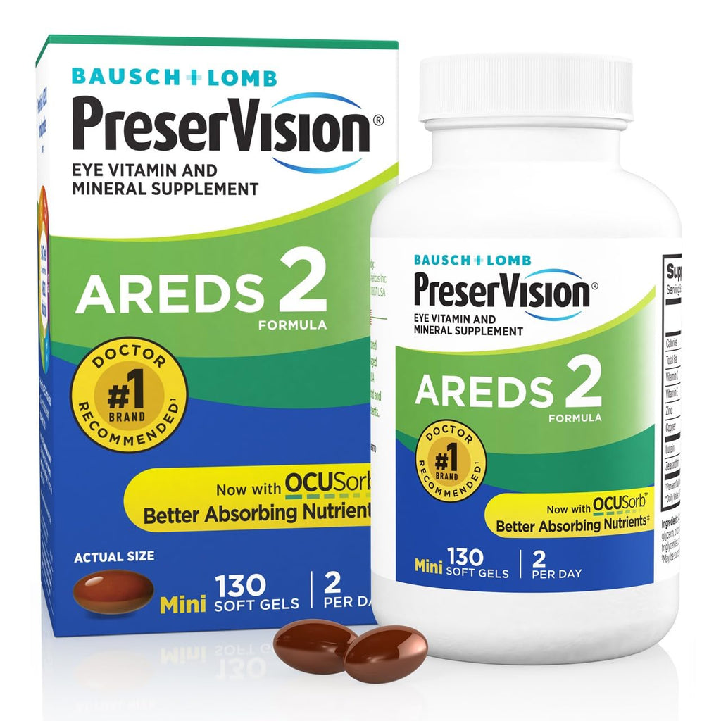 Lutein Zeaxanthin Eye Vitamins 130 Softgels U18166