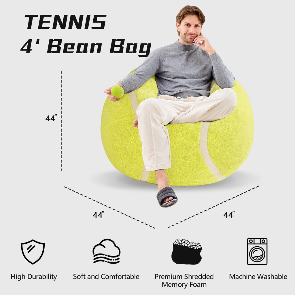 Bean Bag Chair with Foam Filler E25570