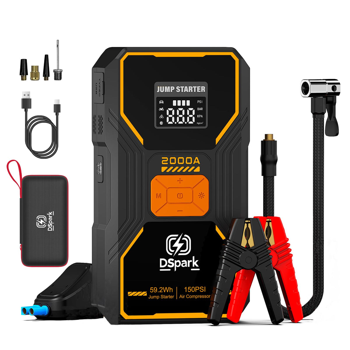16000mAh 12V Jump Starter L2042