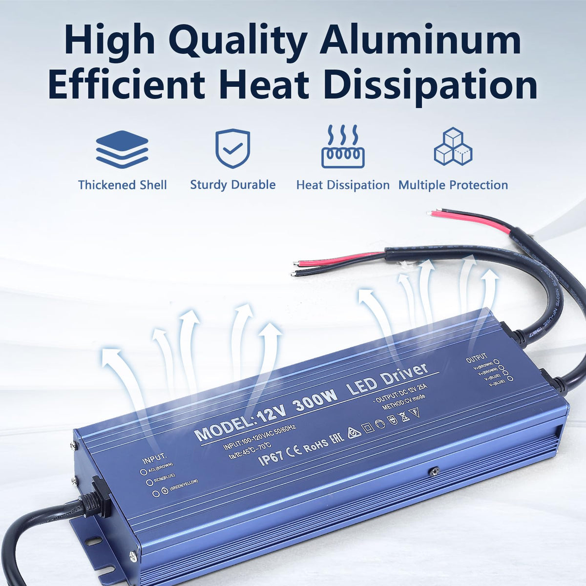 Waterproof IP67 12V 200W Ultra Slim LED Driver Transformer L988194
