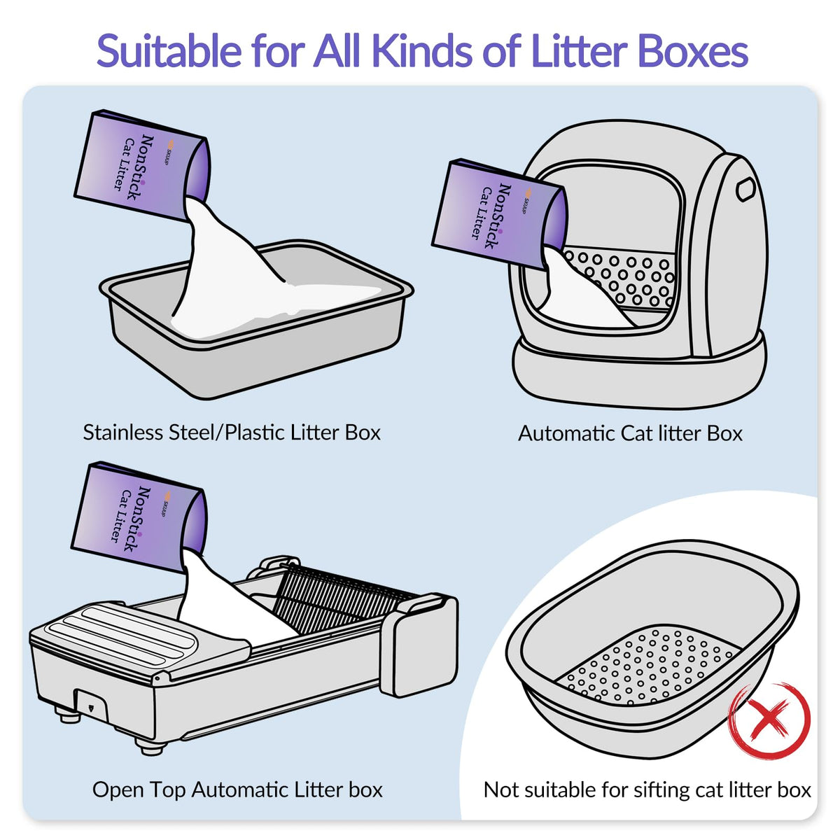 Non-Stick Ultra Clumping Unscented Cat Litter L79174