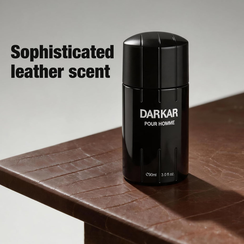Eau de Toilette for Men, Woody Leather Cologne, 3.3 fl oz X975046