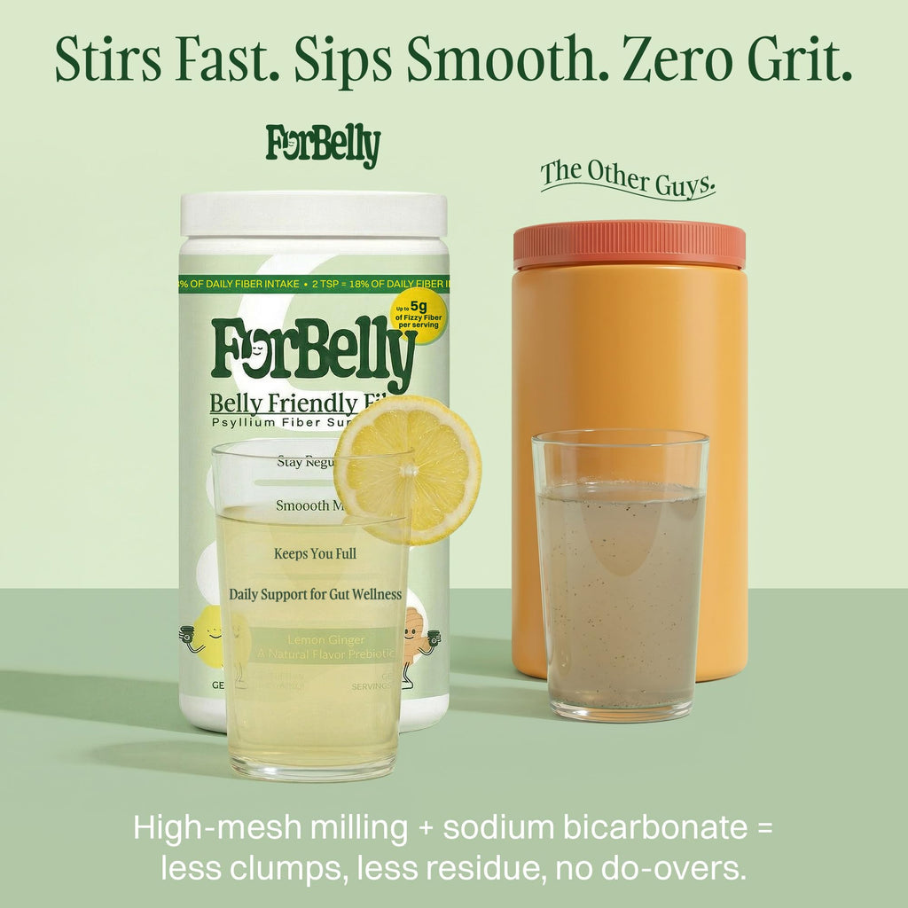 Lemon Ginger Psyllium Husk Fiber Powder Drink Mix S92488