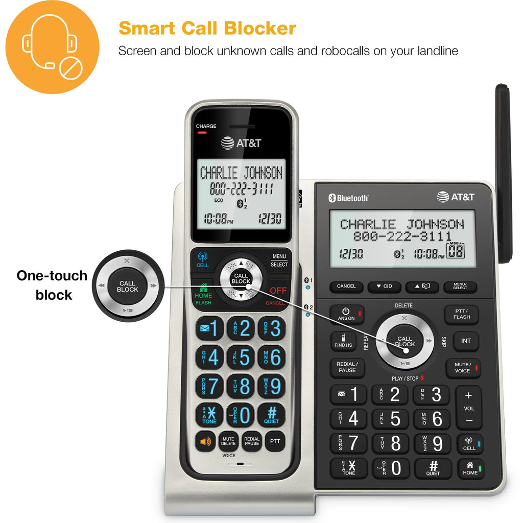 4-Handset Cordless Phone A9870