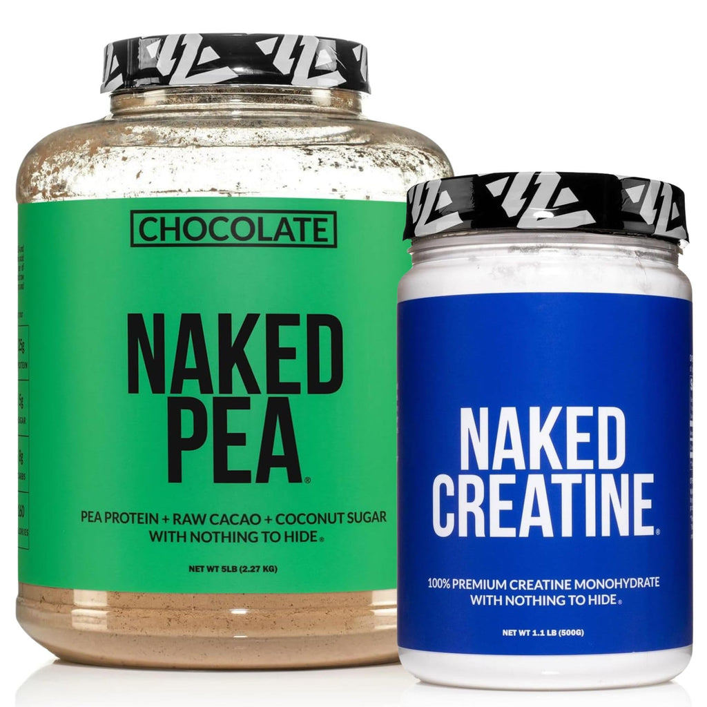 Chocolate Pea Protein Isolate 5LB and Micronized Creatine Monohydrate 500g Vegan Non-GMO G5184