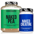 Chocolate Pea Protein Isolate 5LB and Micronized Creatine Monohydrate 500g Vegan Non-GMO G5184