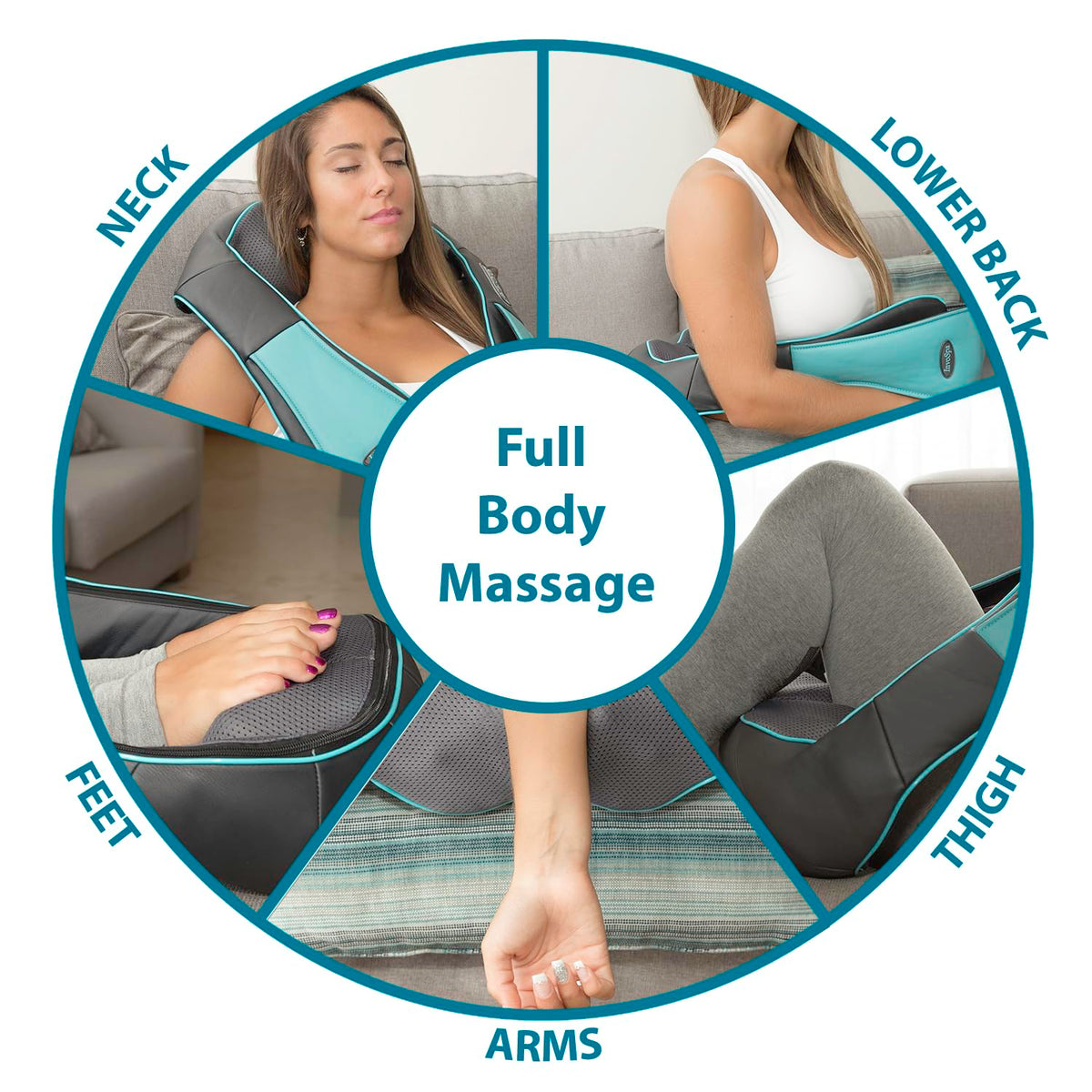 Shiatsu Neck and Back Massager with Heat T55518