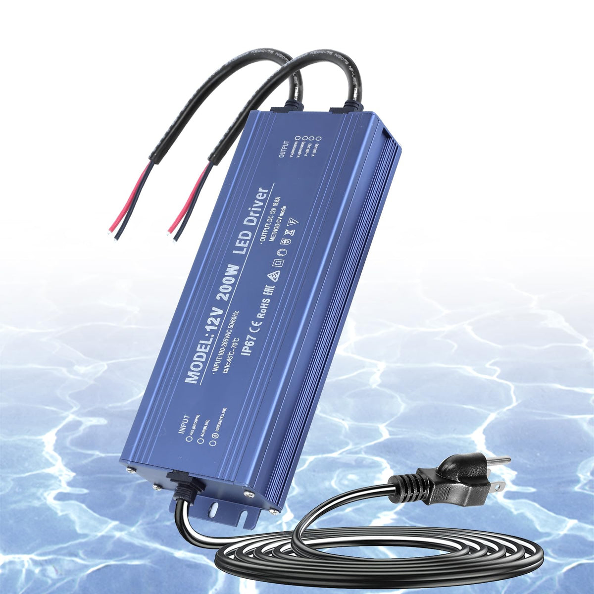 Waterproof IP67 12V 200W Ultra Slim LED Driver Transformer L988194