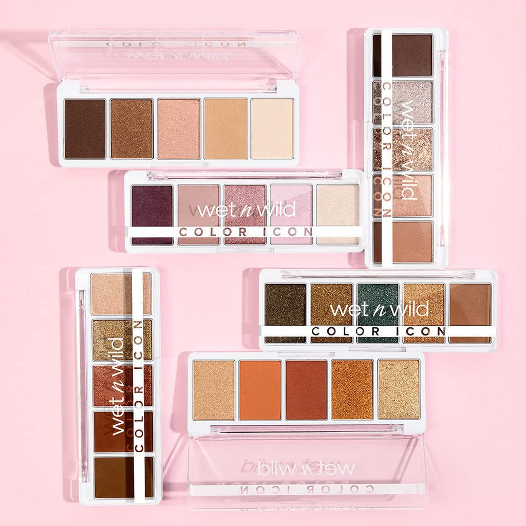5 Pan Matte Shimmer Metallic Eyeshadow Palette T971455