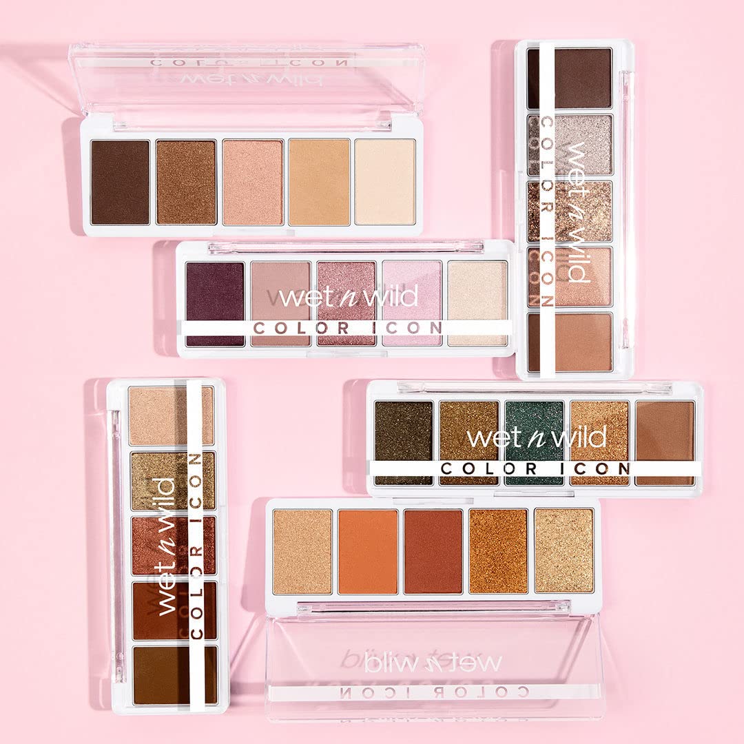 5 Pan Matte Shimmer Metallic Eyeshadow Palette T971455