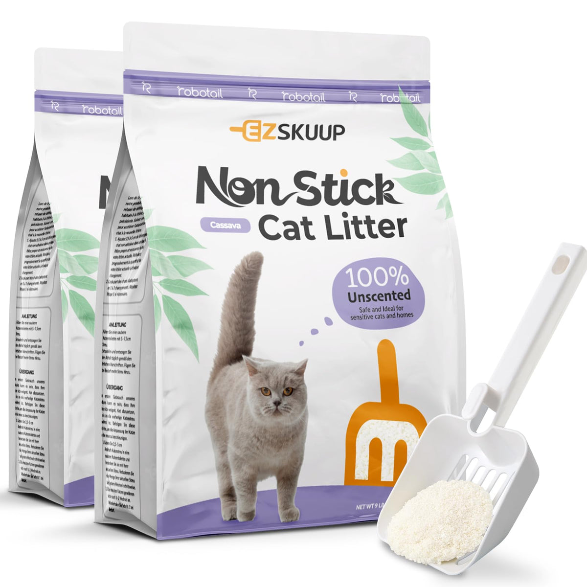 Non-Stick Ultra Clumping Unscented Cat Litter L79174