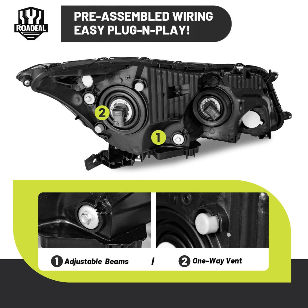 Headlights for 2008-2012 Honda Accord 4-Door I594