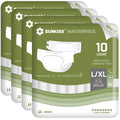 Adult Diapers with Tabs, L/XL, White, 40 Count Z891