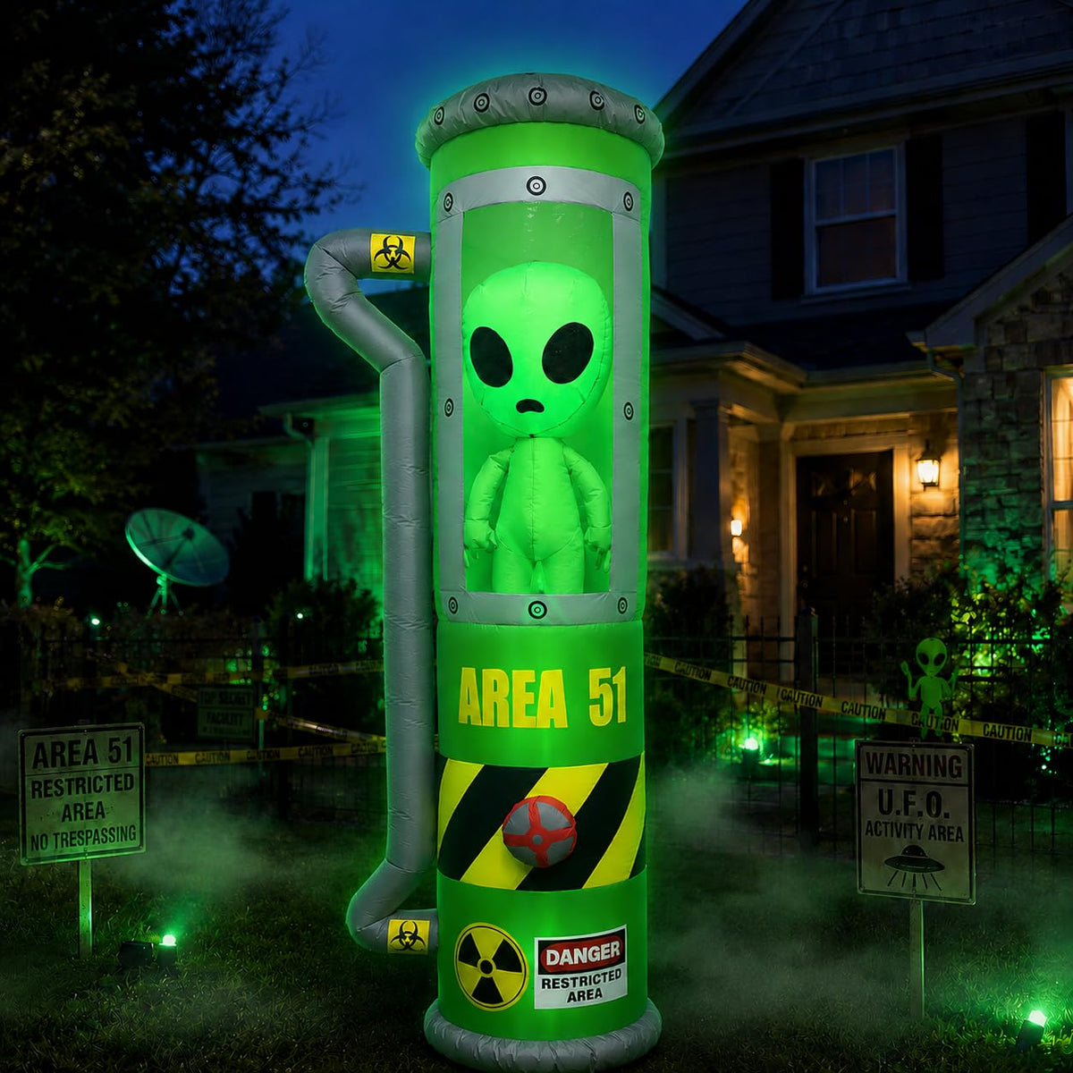 8FT Inflatable Outdoor Decoration with LEDs A893454