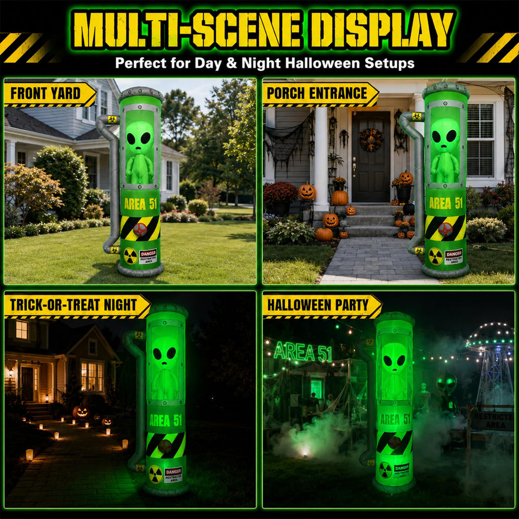 8FT Inflatable Outdoor Decoration with LEDs A893454