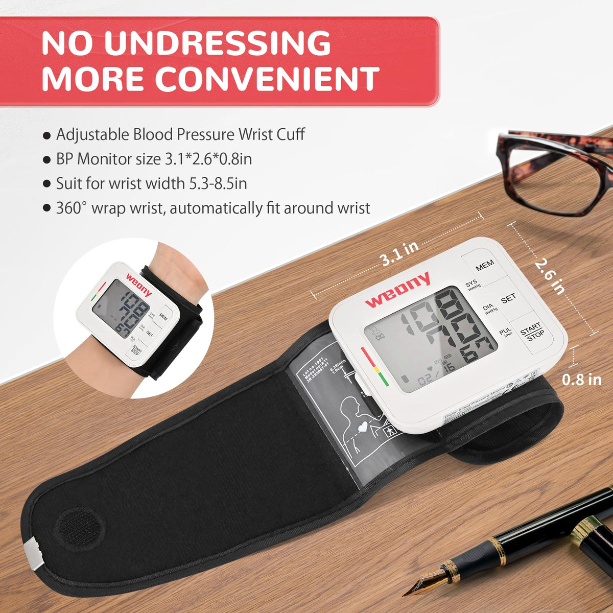 Wrist Blood Pressure Monitor F825009