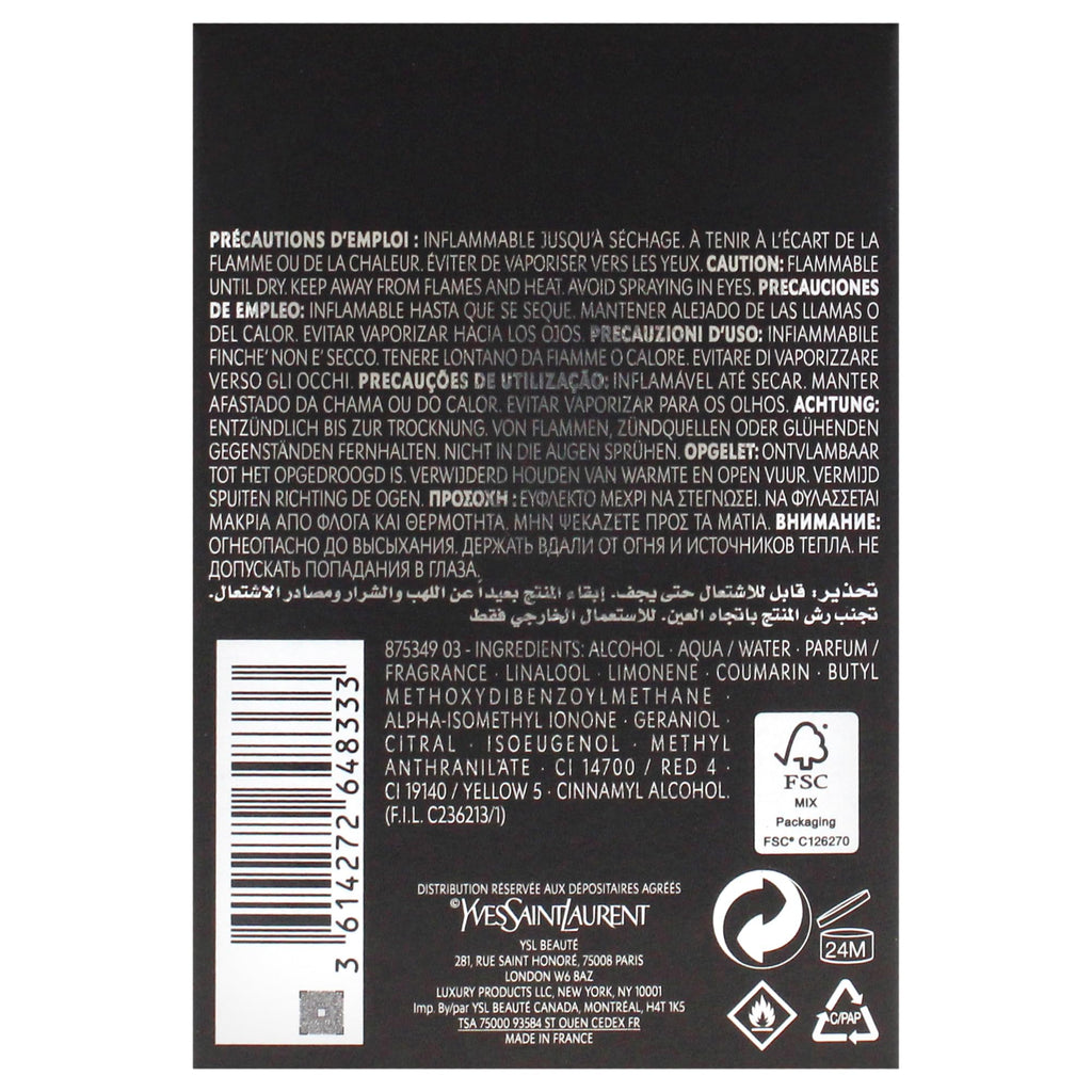 Eau De Parfum Spray 3.3 Ounce U6400