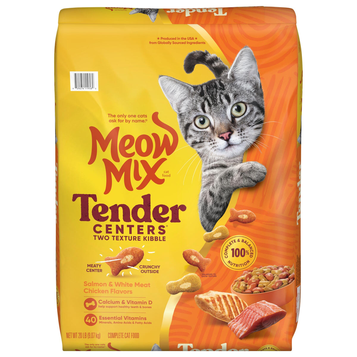 Salmon & White Meat Chicken Flavors 20 lb. Bag P718