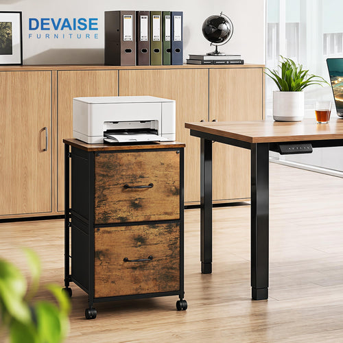 2 Drawer Mobile File Cabinet I493