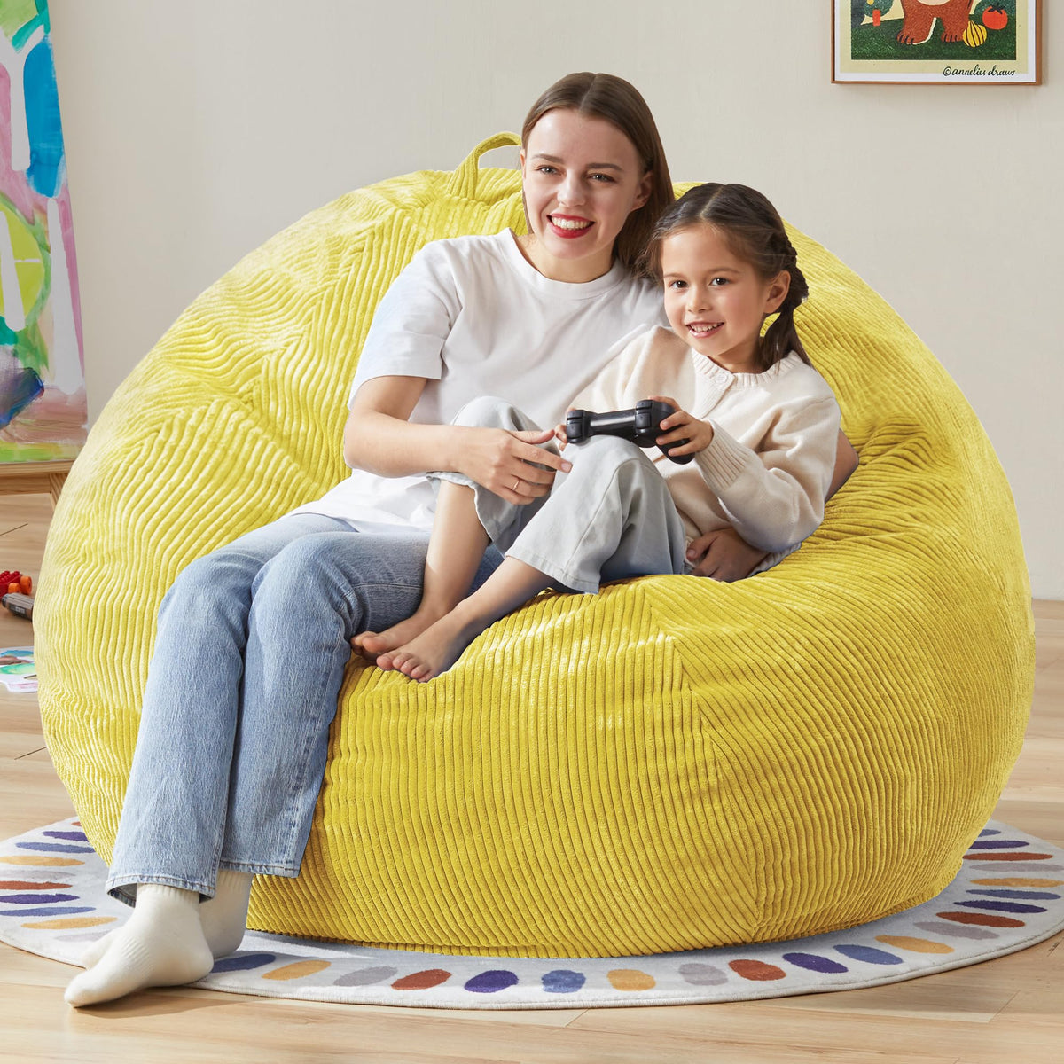 Oversized Bean Bag Chair with Filling U90843