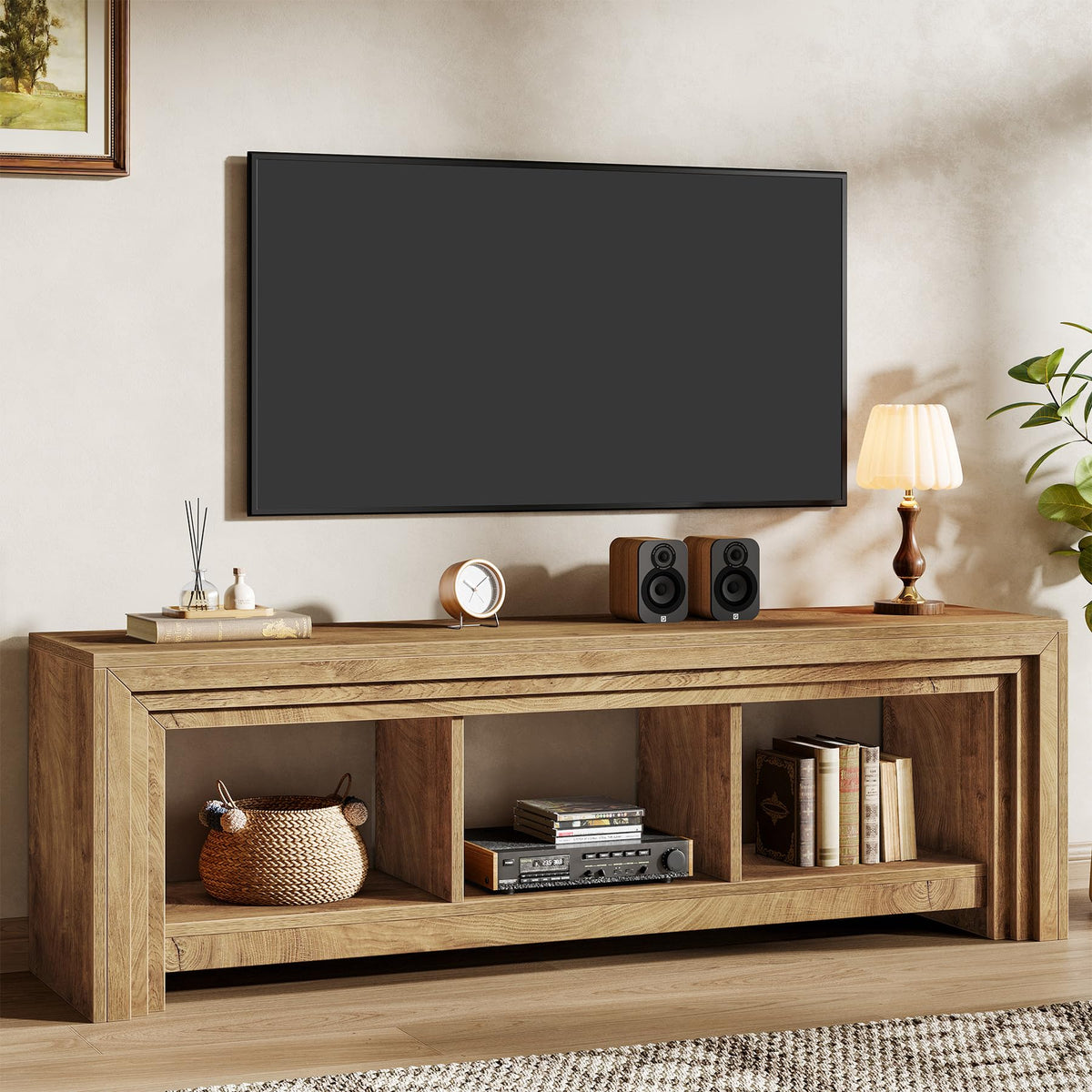 63" Wood TV Stand A35766