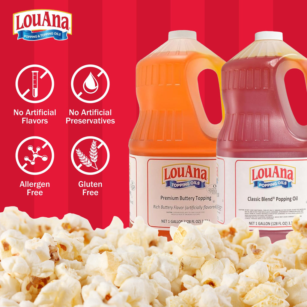 Popcorn Butter Popping Oil 1 Gallon Jug L550791
