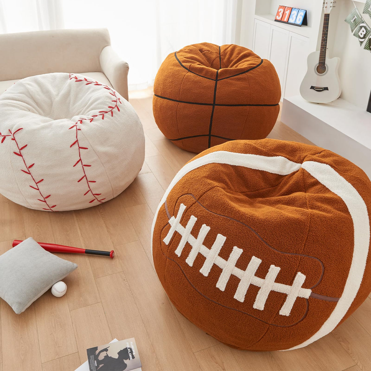 Bean Bag Chair with Foam Filler E25570