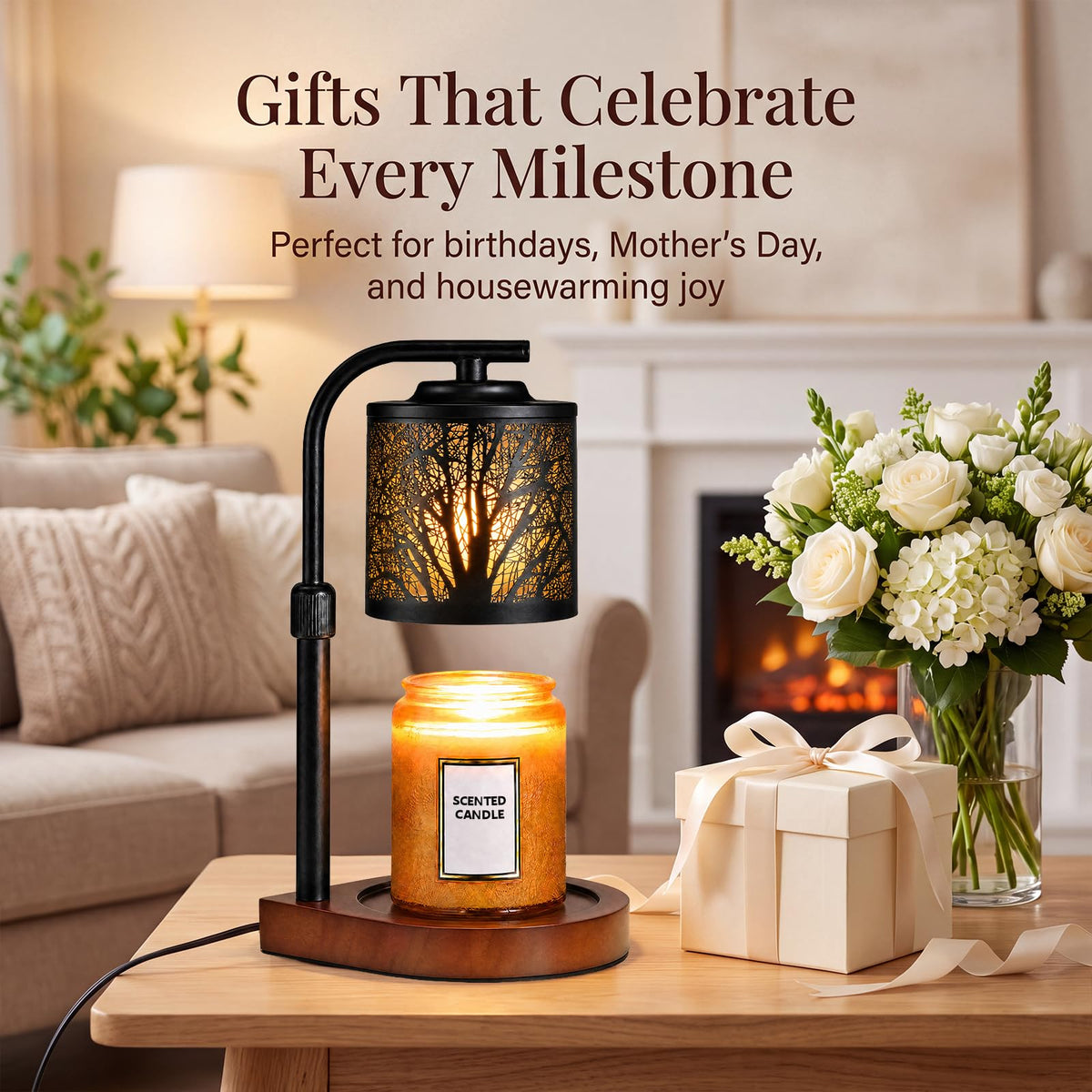 Candle Warmer Lamp with Timer & Dimmer L353