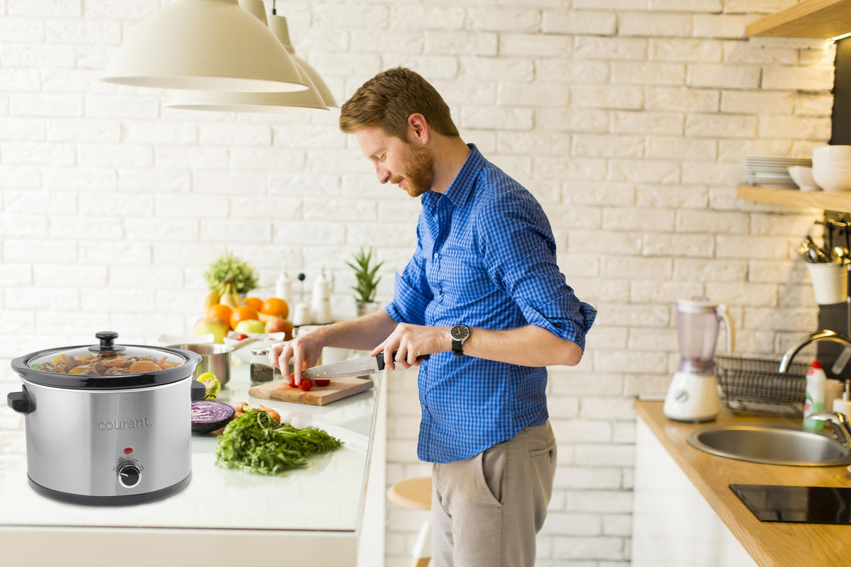 5.5 Quart Slow Cooker with Glass Lid G206717