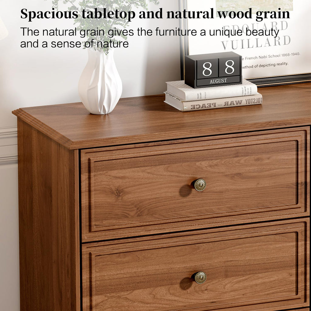 Chestnut 6 Drawer Chest of Drawers H745
