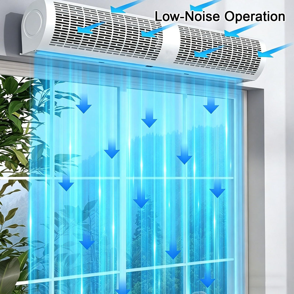 Wall Mounted Air Curtains Dual Speed Control 220V F78854
