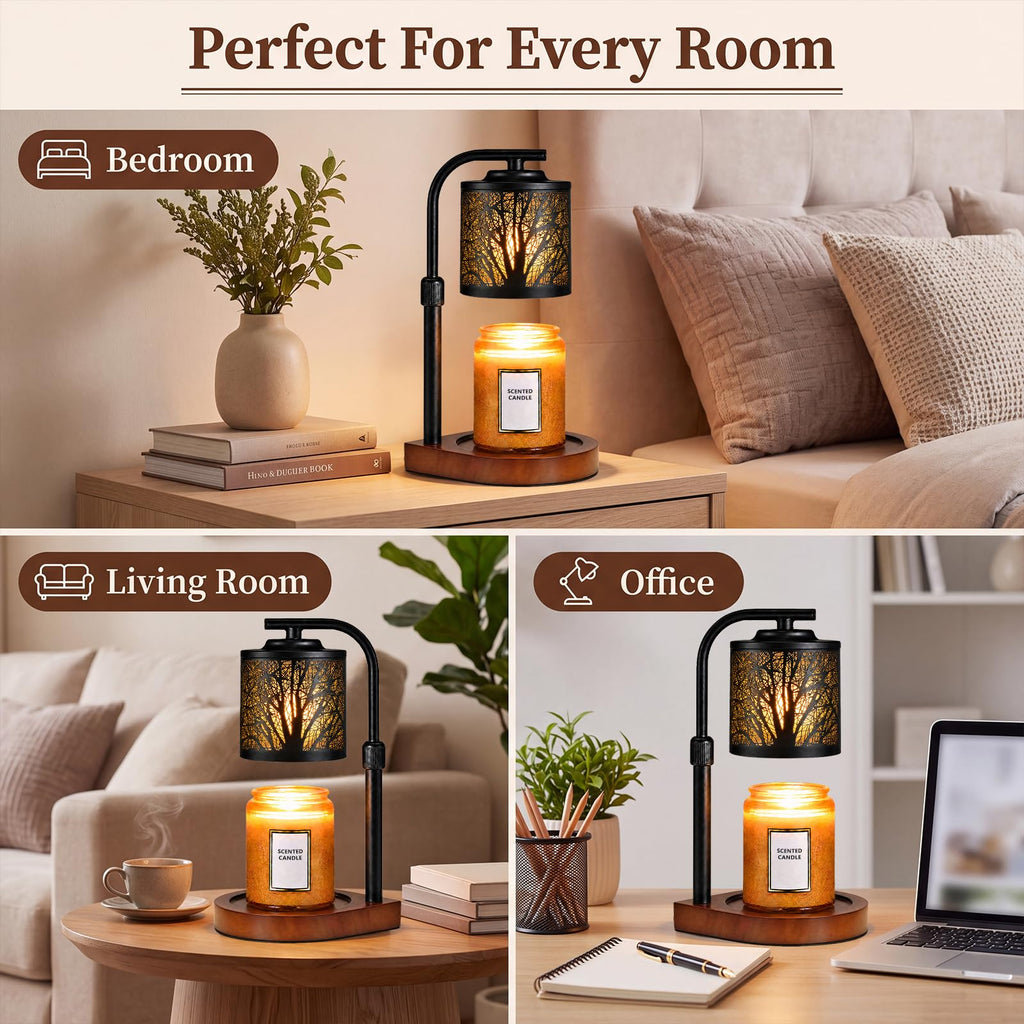 Candle Warmer Lamp with Timer & Dimmer L353