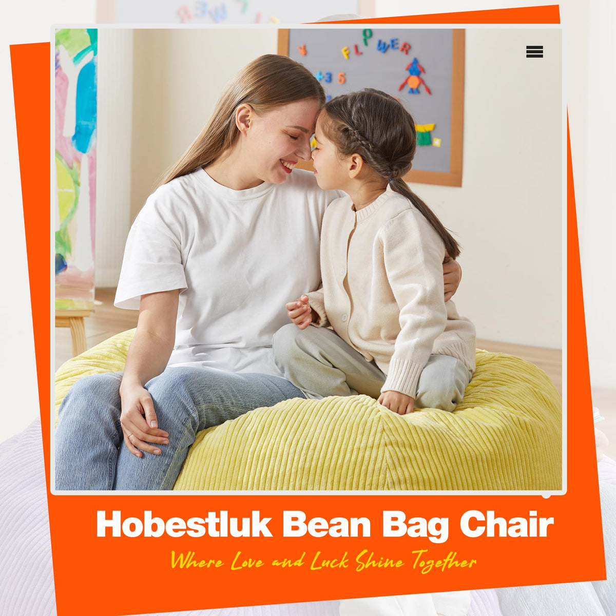 Oversized Bean Bag Chair with Filling U90843