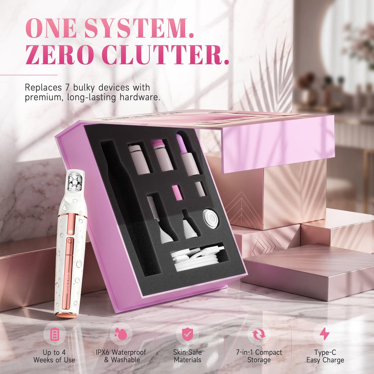 7-in-1 Facial Hair Remover O96242