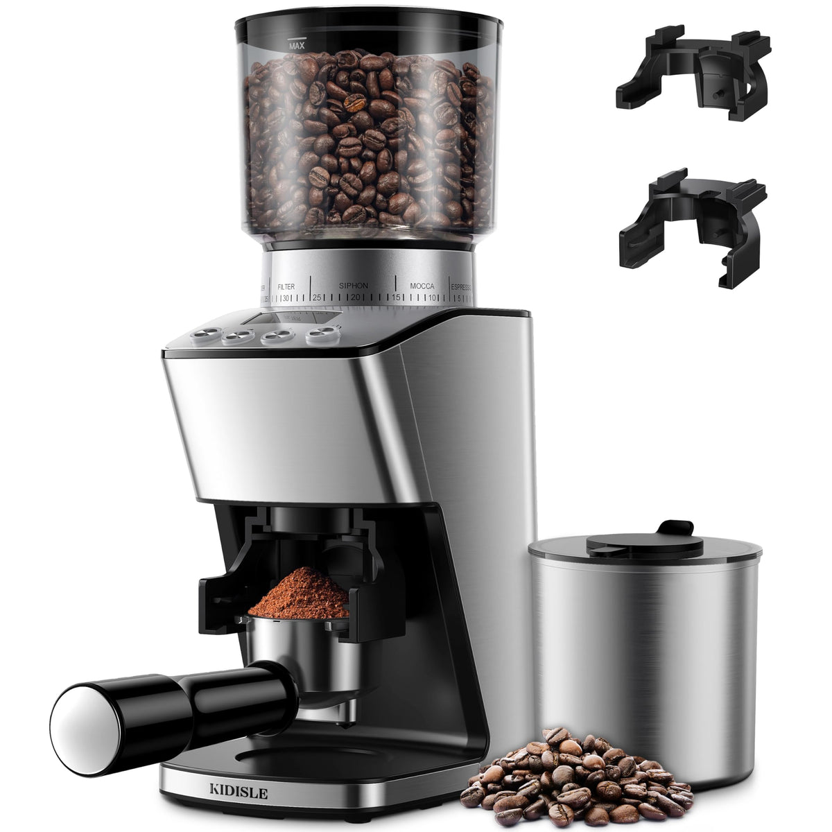 Electric Conical Burr Coffee Grinder with 51 Grind Settings N226859