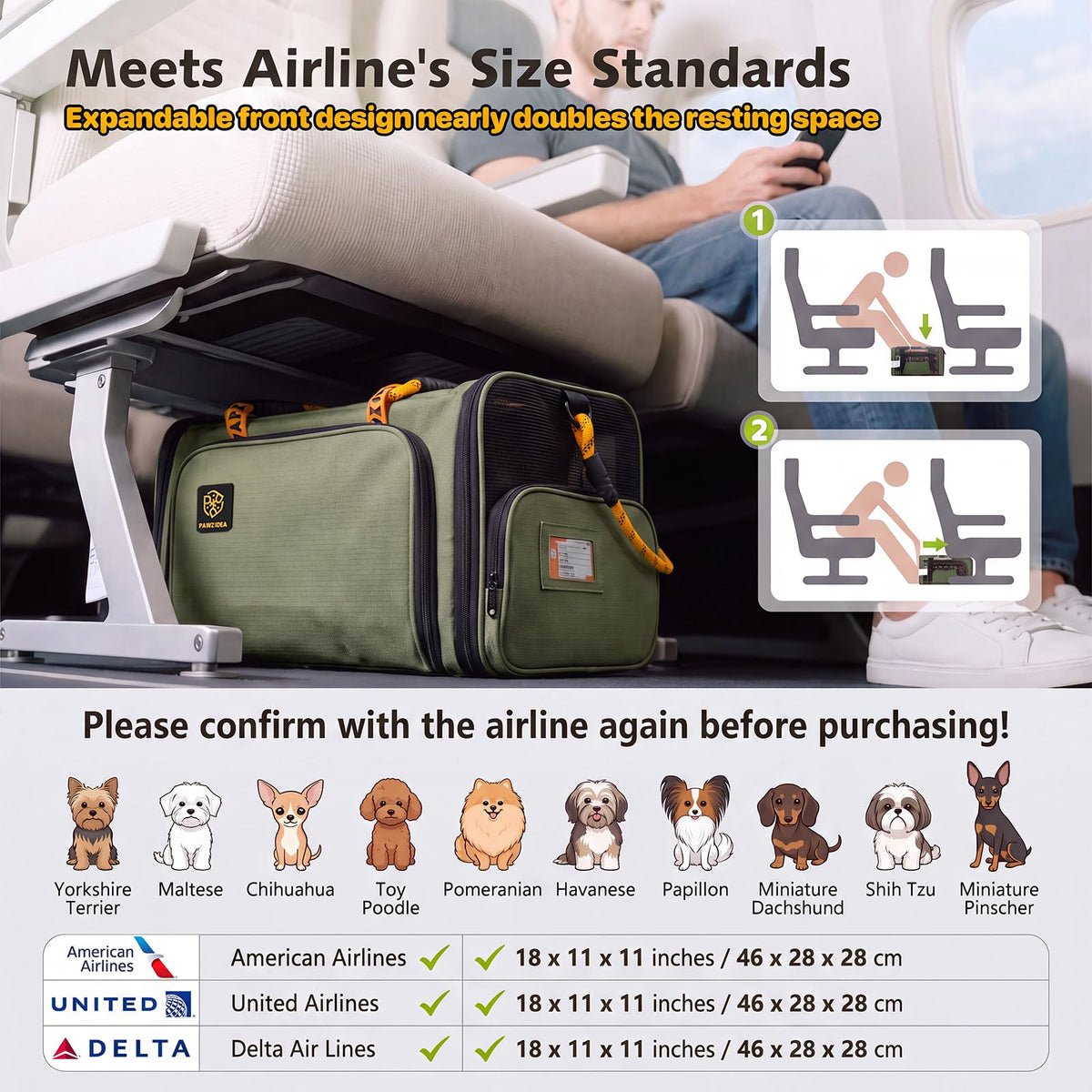 Expandable Pet Carrier W763001