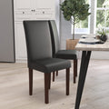 Black Faux Leather Accent Dining Chair M557781