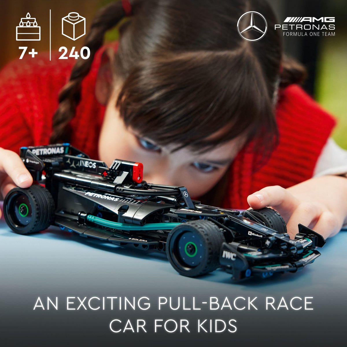 Pull-Back Car Toy Building Set J9049