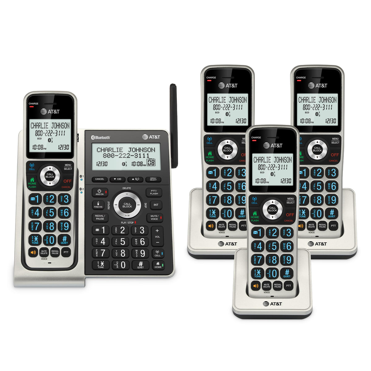 4-Handset Cordless Phone A9870