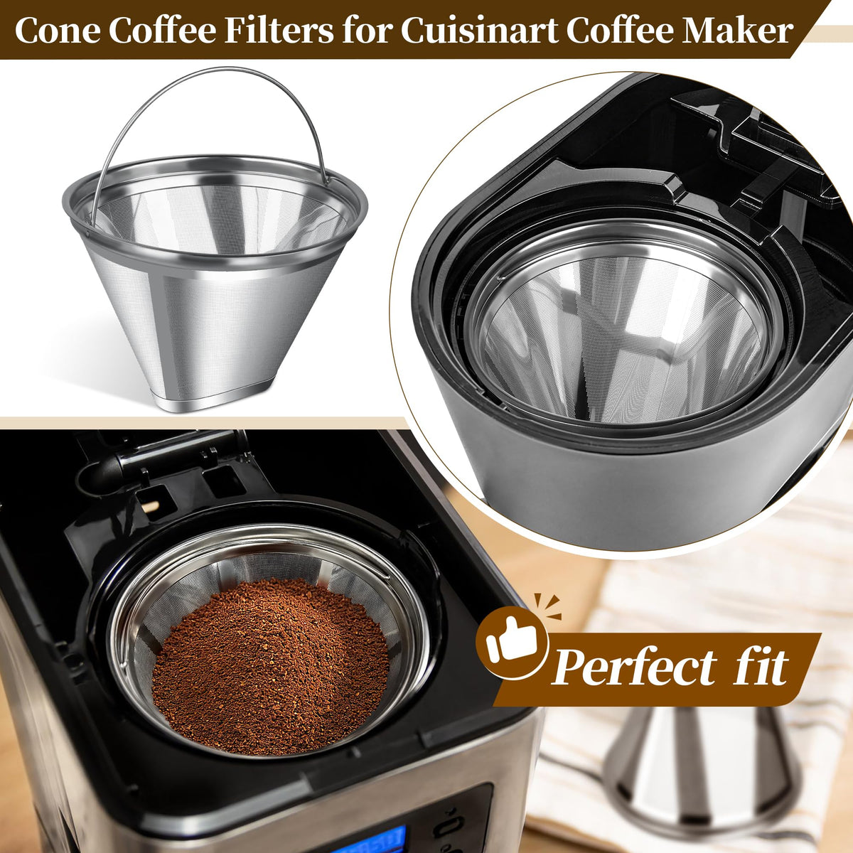 Stainless Steel Reusable Coffee Filter R768543