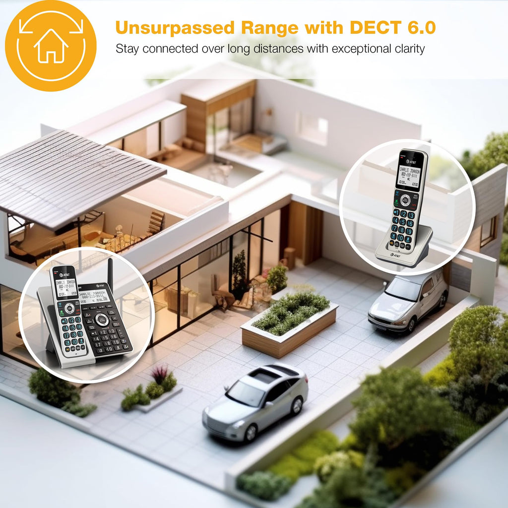 4-Handset Cordless Phone A9870
